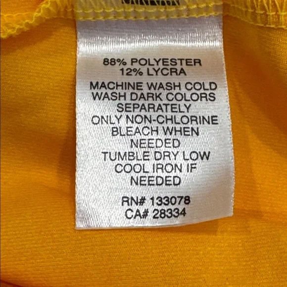 Lucky in Love Vibrant Yellow Tank Top L - Picture 8 of 10